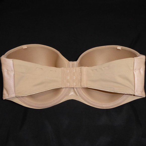STRAPLESS BRA FANTASIE FL4530NUE BEIGE UNDERWIRE MOLDED SMOOTH 34E UK = 34DDD US - Picture 4 of 7